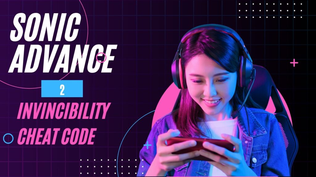 sonic advance 2 invincibility cheat code