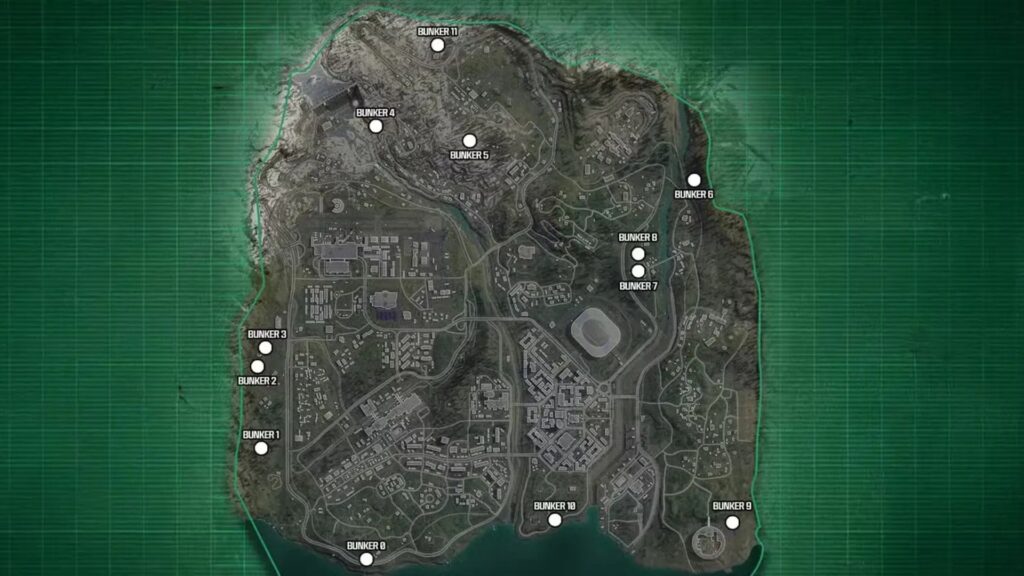 All Warzone Bunker Codes