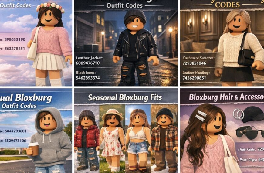 bloxburg outfit codes
