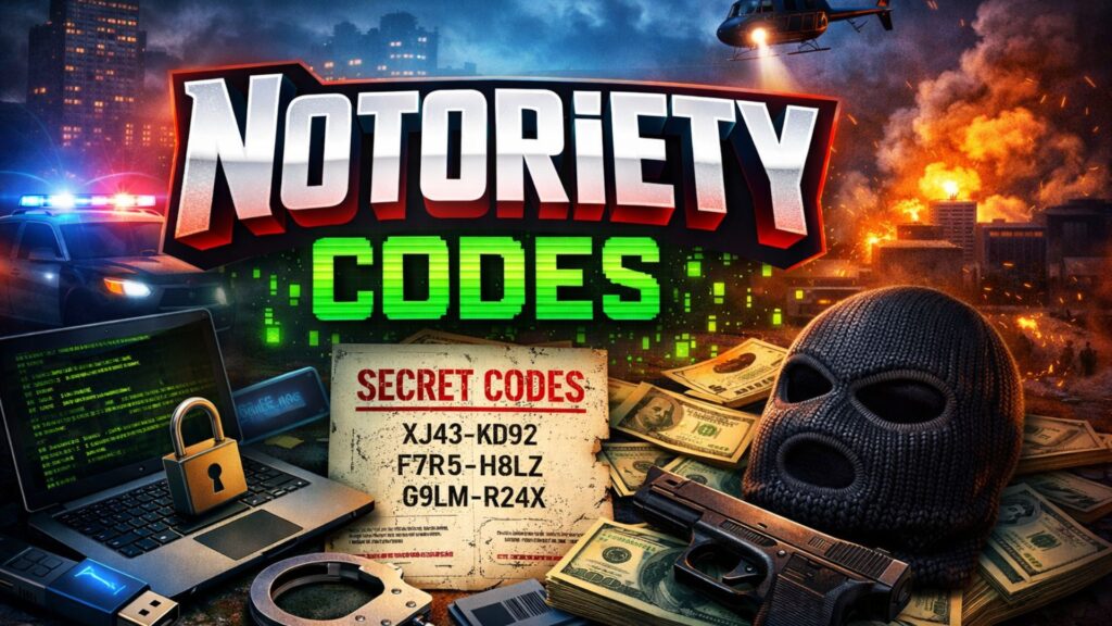 All Working Notoriety Codes (Verified January 2026)