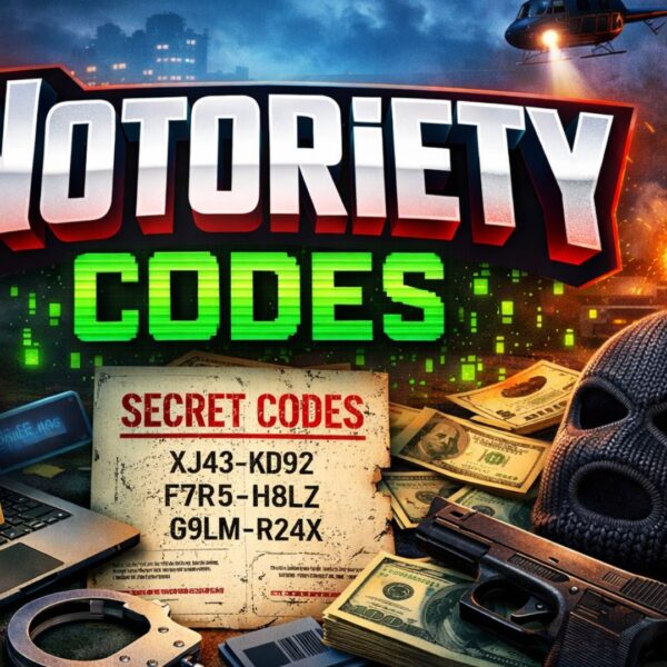 All Working Notoriety Codes (Verified January 2026)